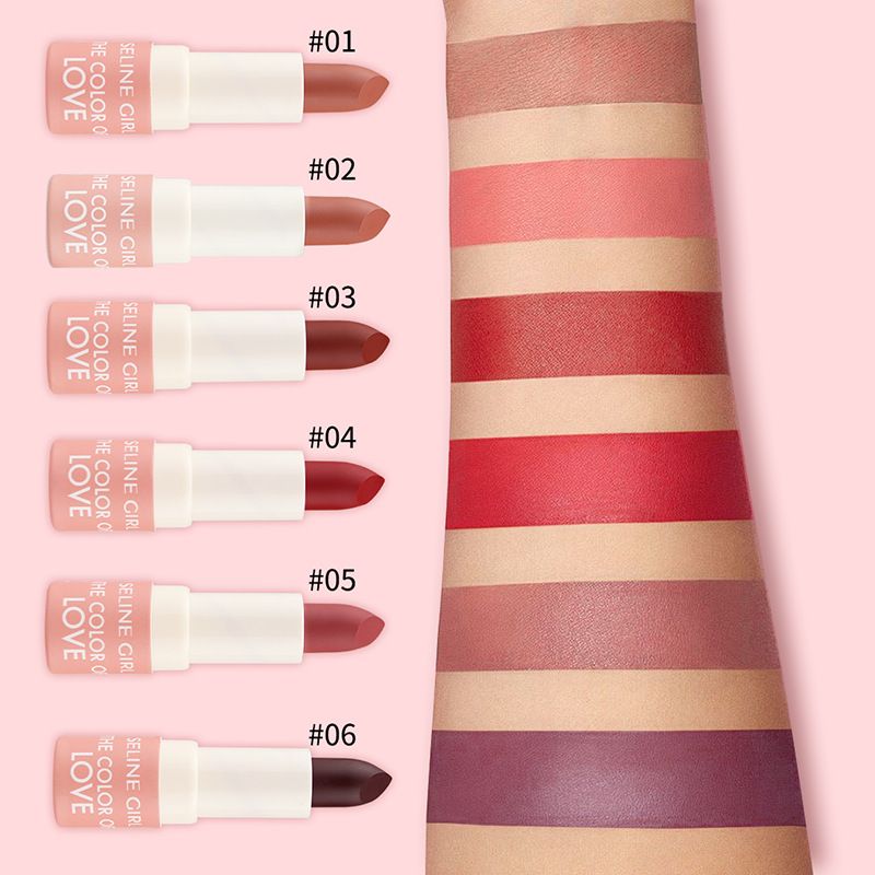 Natural 3D Lipstick Easy Coloring Moisturizing Lip Shine Water Resistant Lip Shine Makeup Woman Lipstick Cosmetics