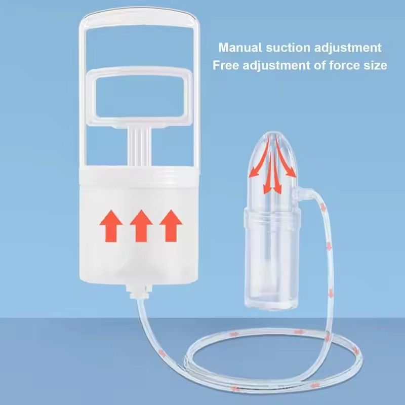 Baby Nasal Vacuum Cleaner, Powerful Hand Pump and Non-Invasive Nasal Tip, Hygienic and Comfortable Baby Nose Suction
