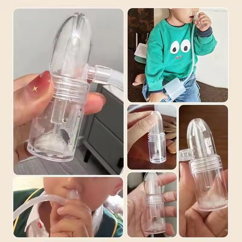Baby Nasal Vacuum Cleaner, Powerful Hand Pump and Non-Invasive Nasal Tip, Hygienic and Comfortable Baby Nose Suction
