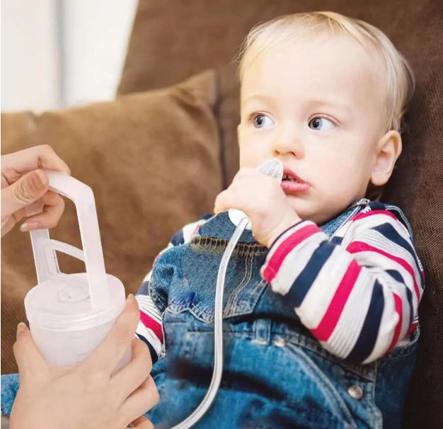 Baby Nasal Vacuum Cleaner, Powerful Hand Pump and Non-Invasive Nasal Tip, Hygienic and Comfortable Baby Nose Suction