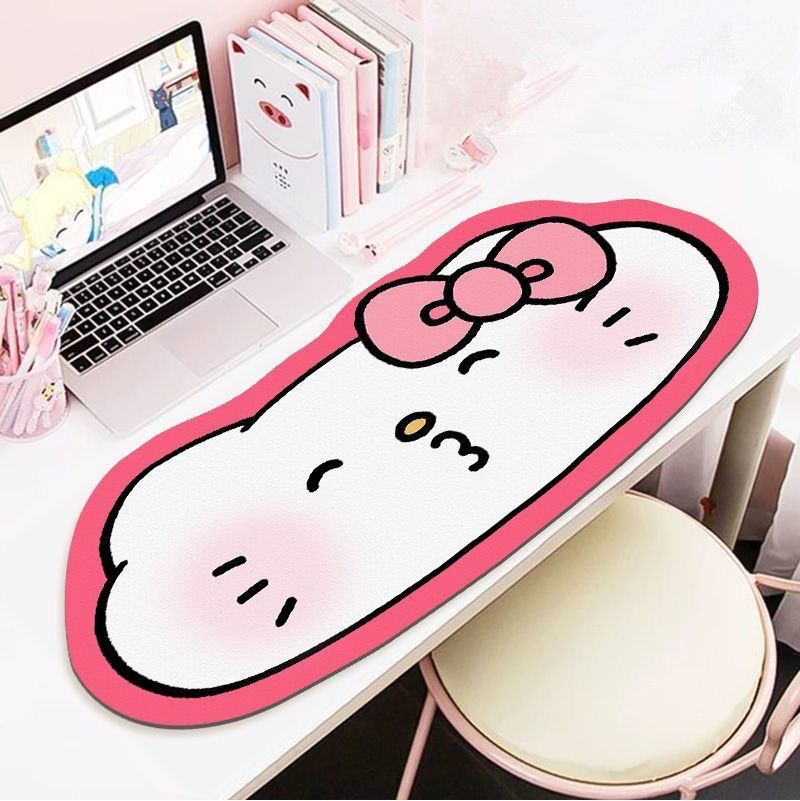 Large Kitty Mouse Mat, Water Resistant, Anti-Dirt, For Gaming Keyboard, Beautiful Anti-Slip Mouse Mats For Computer And Laptop