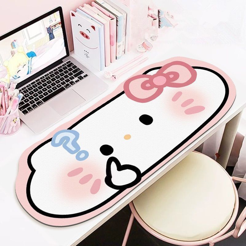 Large Kitty Mouse Mat, Water Resistant, Anti-Dirt, For Gaming Keyboard, Beautiful Anti-Slip Mouse Mats For Computer And Laptop