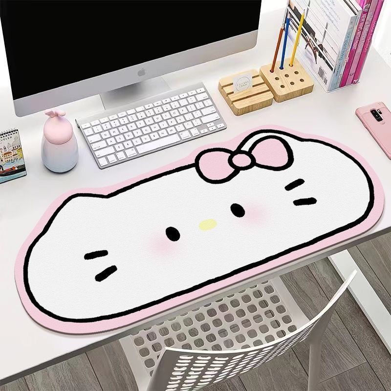 Large Kitty Mouse Mat, Water Resistant, Anti-Dirt, For Gaming Keyboard, Beautiful Anti-Slip Mouse Mats For Computer And Laptop