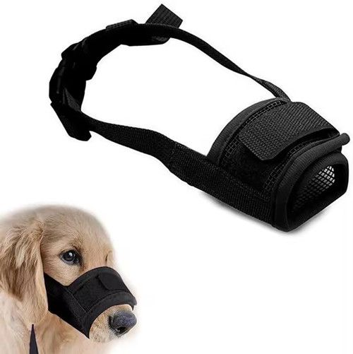Anti-barking Nozzle for Dogs, Adjustable Mesh, Breathable, Pet Mouth Cover, Small and Medium dog Nozzle, Pet Anti Bite Products