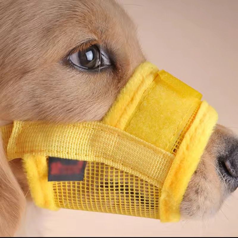 Anti-barking Nozzle for Dogs, Adjustable Mesh, Breathable, Pet Mouth Cover, Small and Medium dog Nozzle, Pet Anti Bite Products