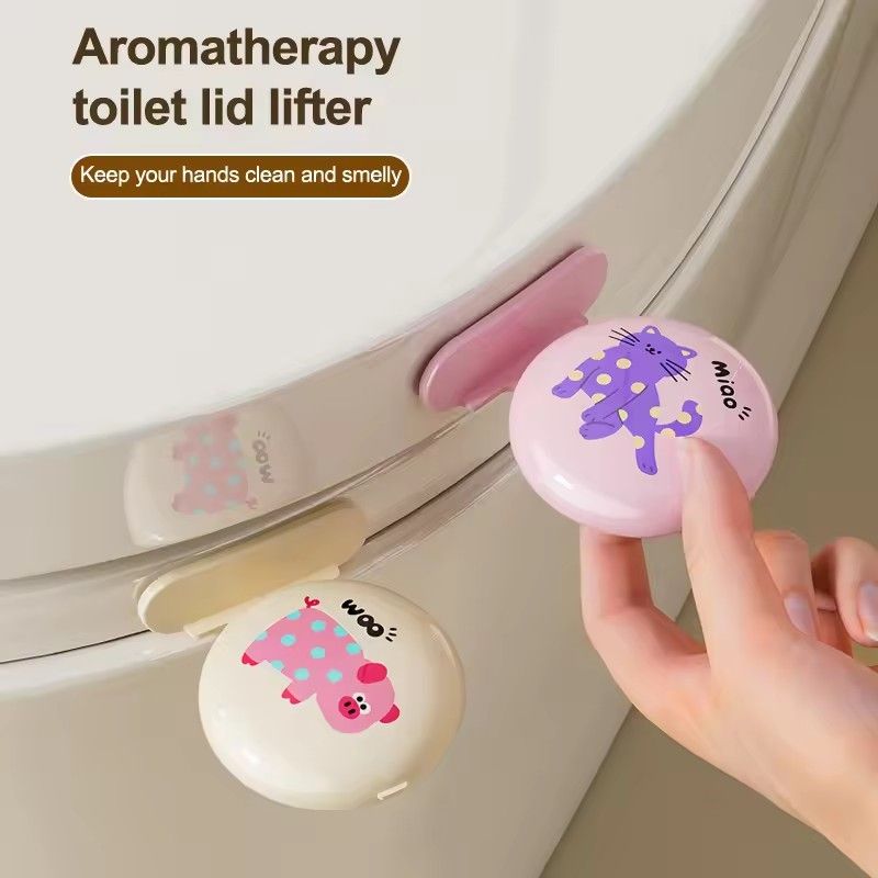 1pc Creative Toilet Seat Lid Lift with Manual Lift and Removal Function for Toilet, Bathroom Sanitary Accessory