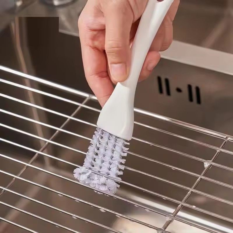 1pc Barbecue grill cleaning brush, multifunctional scraper, oven grate, baking tray, kitchen utensils, V-hook brush