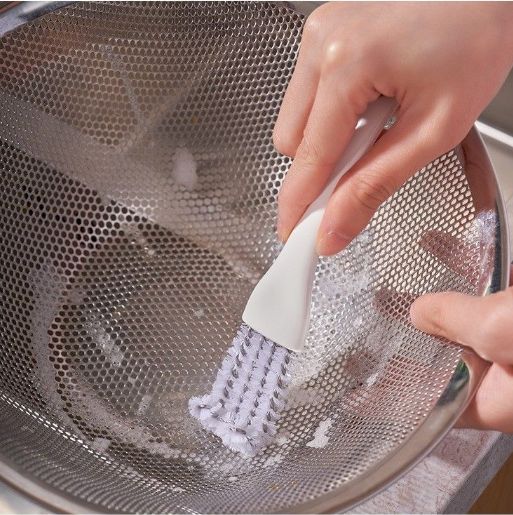 1pc Barbecue grill cleaning brush, multifunctional scraper, oven grate, baking tray, kitchen utensils, V-hook brush
