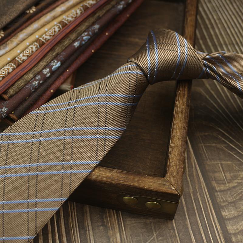 Retro Color Cee Italian Style 8CM Tie for Men, Casual Suit, Wedding Host, Business Tie for Wedding