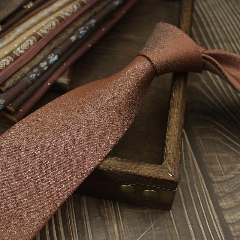 Retro Color Cee Italian Style 8CM Tie for Men, Casual Suit, Wedding Host, Business Tie for Wedding