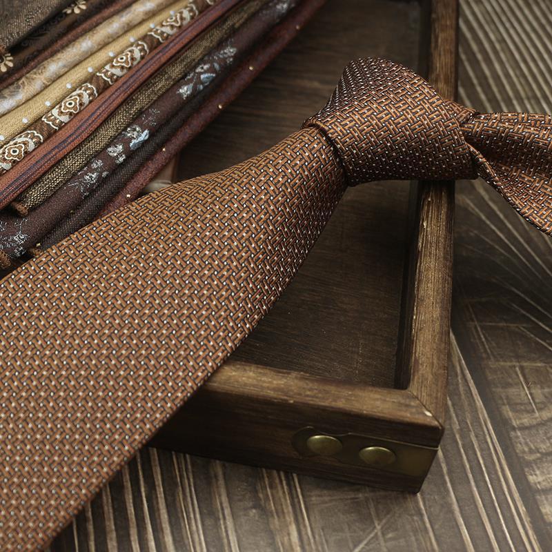 Retro Color Cee Italian Style 8CM Tie for Men, Casual Suit, Wedding Host, Business Tie for Wedding