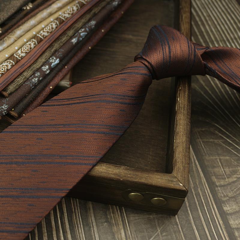 Retro Color Cee Italian Style 8CM Tie for Men, Casual Suit, Wedding Host, Business Tie for Wedding