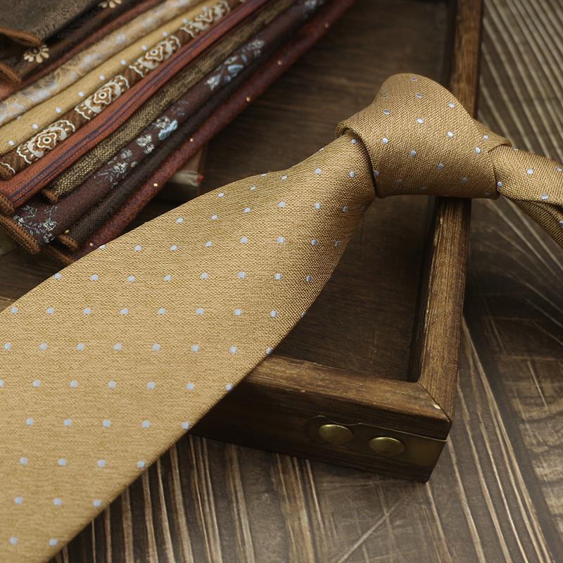 Retro Color Cee Italian Style 8CM Tie for Men, Casual Suit, Wedding Host, Business Tie for Wedding