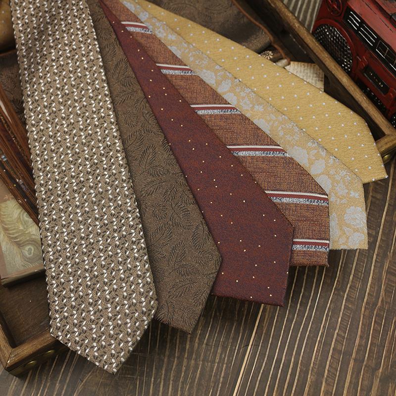 Retro Color Cee Italian Style 8CM Tie for Men, Casual Suit, Wedding Host, Business Tie for Wedding