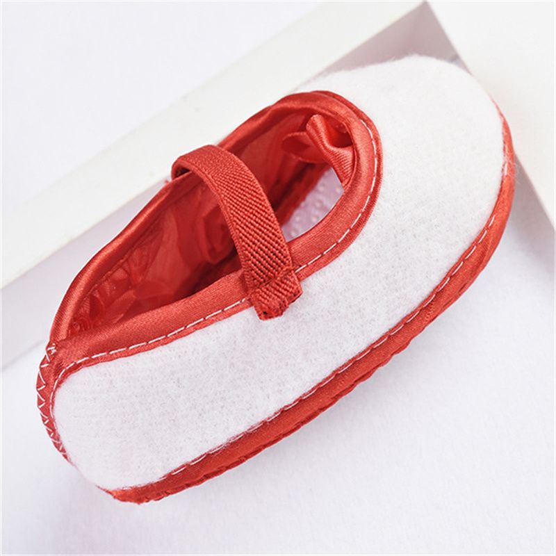 Baby Girls Shoes Noble Bow Flower Princess Shoes Infant Soft Sole Shoes Toddler Girl Shoes