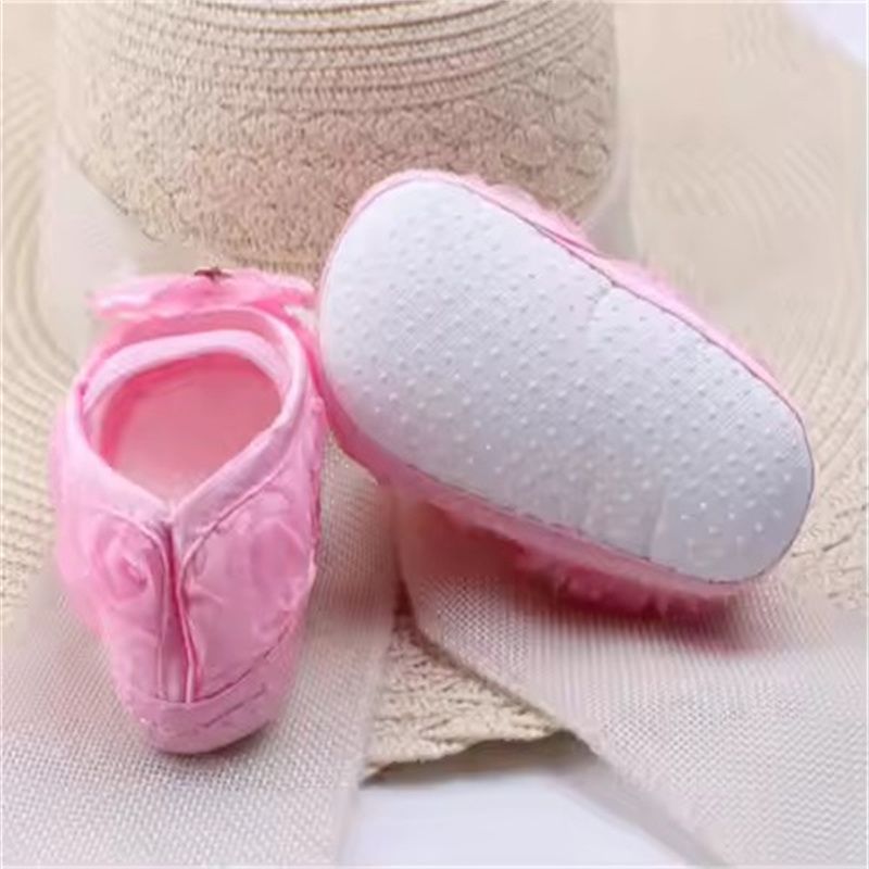 Baby Girls Shoes Noble Bow Flower Princess Shoes Infant Soft Sole Shoes Toddler Girl Shoes