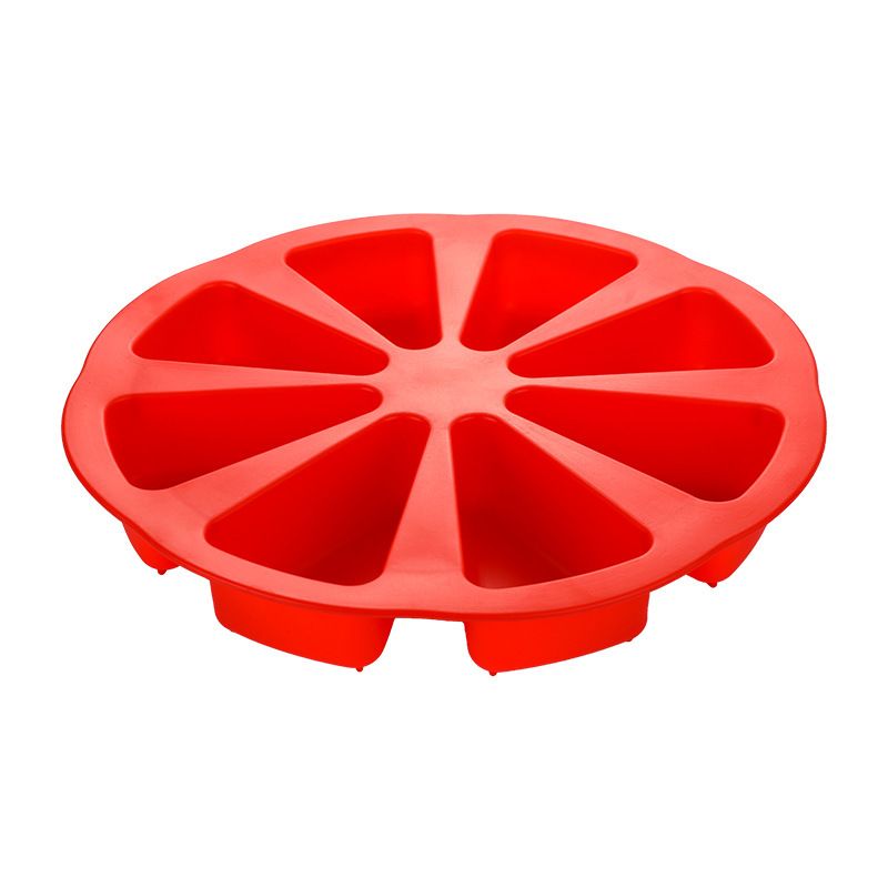 Silicone Mold for Cake, 8 Grilles, Triangular Shape, Dish for Pizza, Baking Utensils,  DIY, Molds for Cakes and Pastries