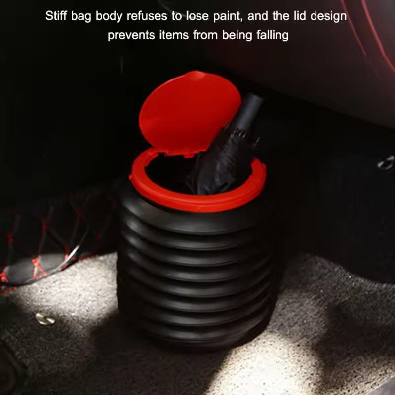 Folding Telescopic Trash Bin, Organizer Car Interior, Trash Container, Umbrella Storage, Multifunctional Waterproof Trash Bin