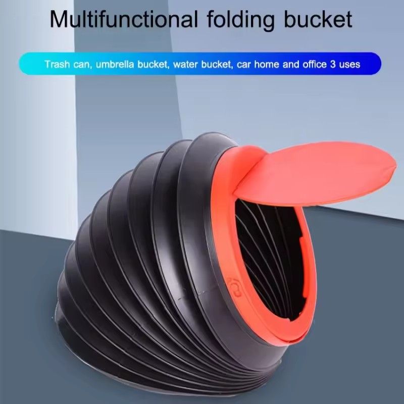 Folding Telescopic Trash Bin, Organizer Car Interior, Trash Container, Umbrella Storage, Multifunctional Waterproof Trash Bin