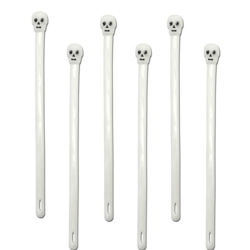 6pcs Noodle TPR Pumpkin Ghost Festival Lala Le Elastic Rope Bracelet Halloween Gift Stress Relief Toy Ventilatory Artifact