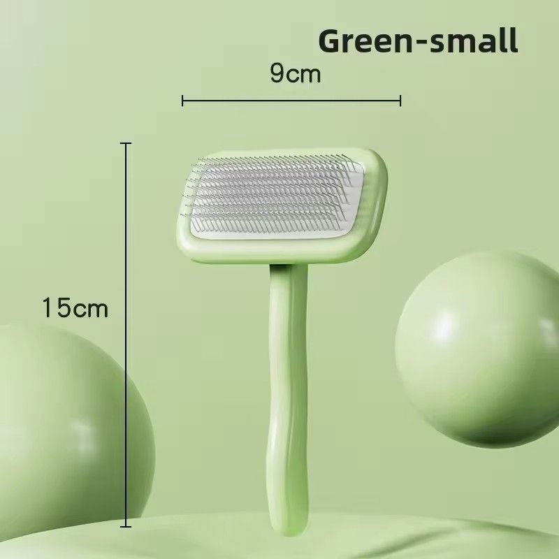 Professional Pet Deshedding Brush Stainless Steel GroomingComb Massage Tool Cats Dogs 2 in 1 Home Use Brush Dog grooming
