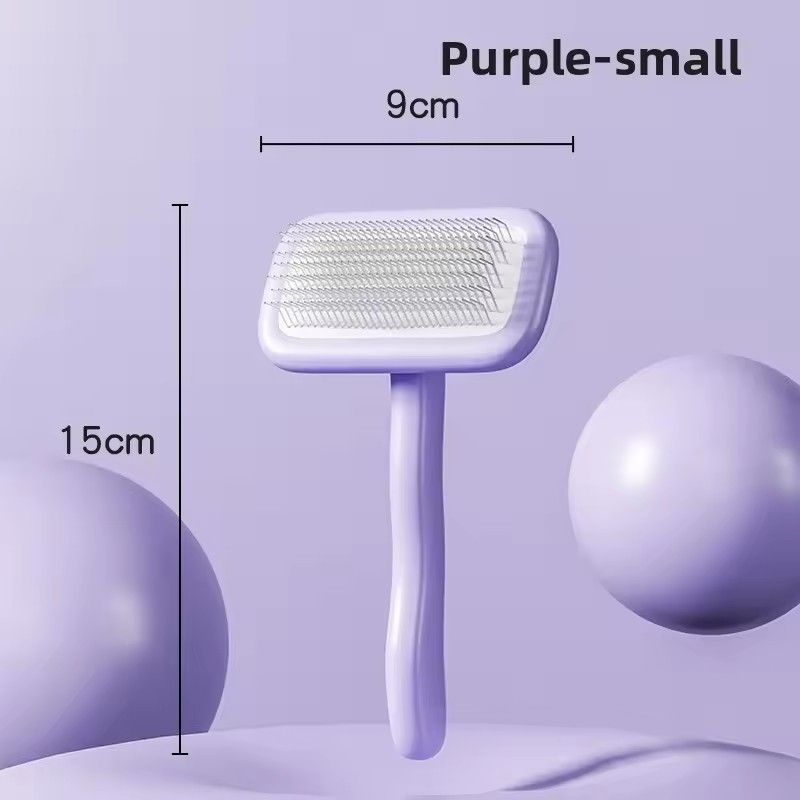 Professional Pet Deshedding Brush Stainless Steel GroomingComb Massage Tool Cats Dogs 2 in 1 Home Use Brush Dog grooming