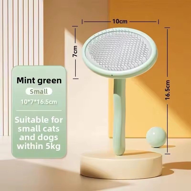 Professional Pet Deshedding Brush Stainless Steel GroomingComb Massage Tool Cats Dogs 2 in 1 Home Use Brush Dog grooming