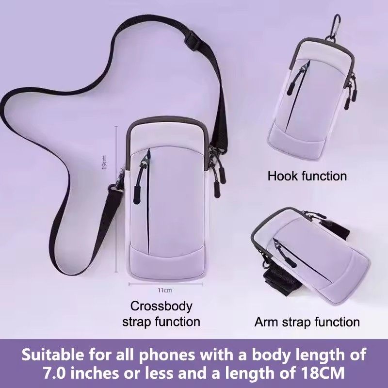 Running Phone Holder Universal Waterproof Sports Arm Cover Outdoor Running Bike Phone Arm Bag For IPhone Xiaomi Samsung 7.5 Inch