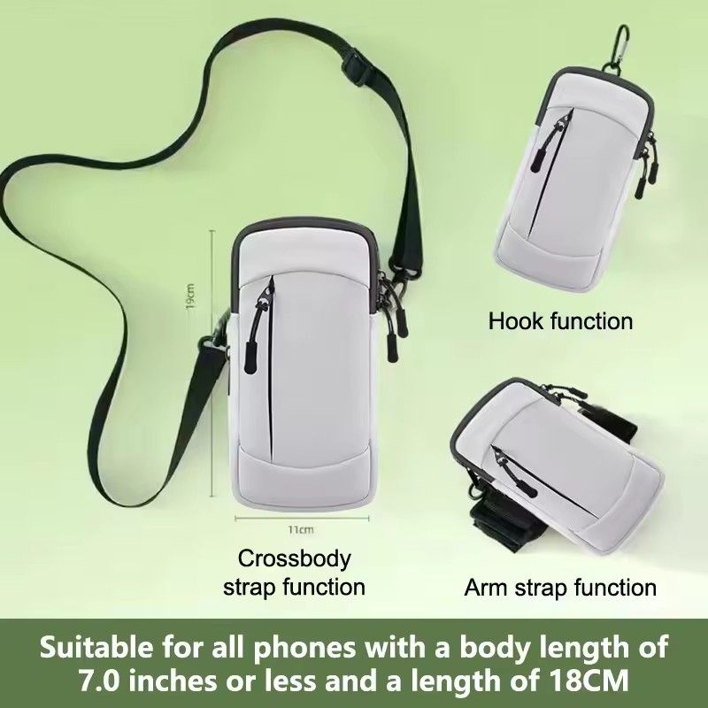 Running Phone Holder Universal Waterproof Sports Arm Cover Outdoor Running Bike Phone Arm Bag For IPhone Xiaomi Samsung 7.5 Inch