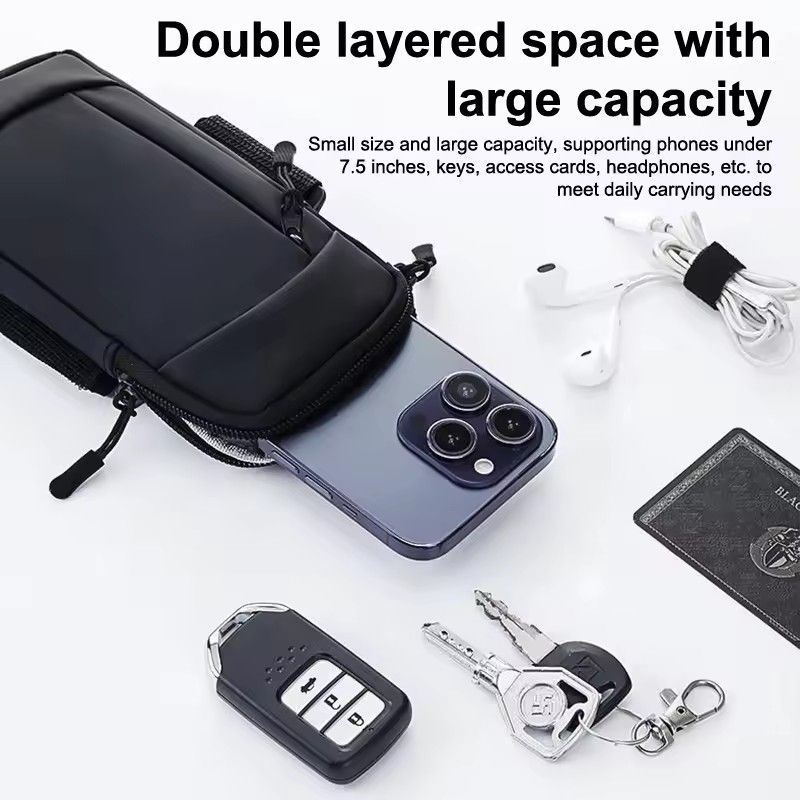 Running Phone Holder Universal Waterproof Sports Arm Cover Outdoor Running Bike Phone Arm Bag For IPhone Xiaomi Samsung 7.5 Inch