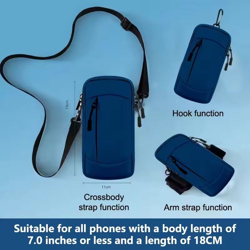 Running Phone Holder Universal Waterproof Sports Arm Cover Outdoor Running Bike Phone Arm Bag For IPhone Xiaomi Samsung 7.5 Inch