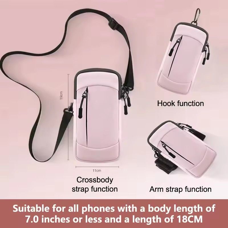 Running Phone Holder Universal Waterproof Sports Arm Cover Outdoor Running Bike Phone Arm Bag For IPhone Xiaomi Samsung 7.5 Inch