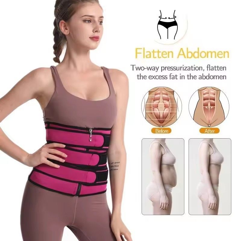 Adjustable Hook Shaperwear Waist Trainer Women Sauna Belt Weight Loss Cincher Body Shaper Tummy Control Strap Slimming Sweat