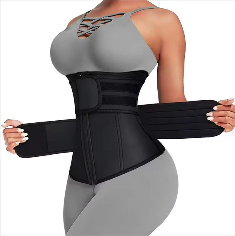 Adjustable Hook Shaperwear Waist Trainer Women Sauna Belt Weight Loss Cincher Body Shaper Tummy Control Strap Slimming Sweat