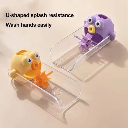 Household Faucet Extender Baby Hand Washing Cute Cartoon Children Universal Silicone Extension Extension Splash Protection Tool