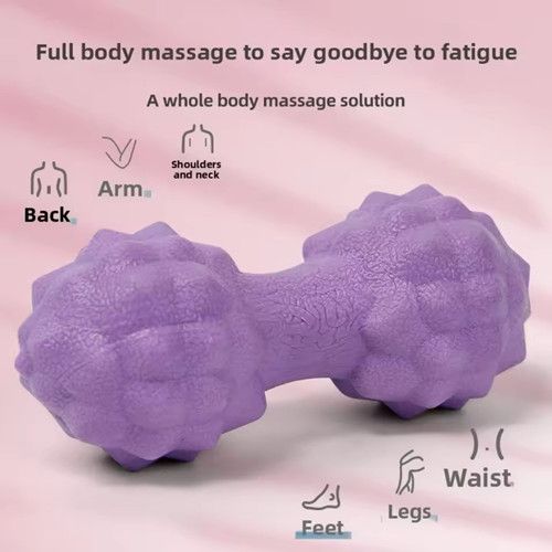 Fascia Massage Ball for Muscle Relief Hand Shoulder Neck Sole Rolling Yoga Fitness Training Songhua Ball for Rehabilitation