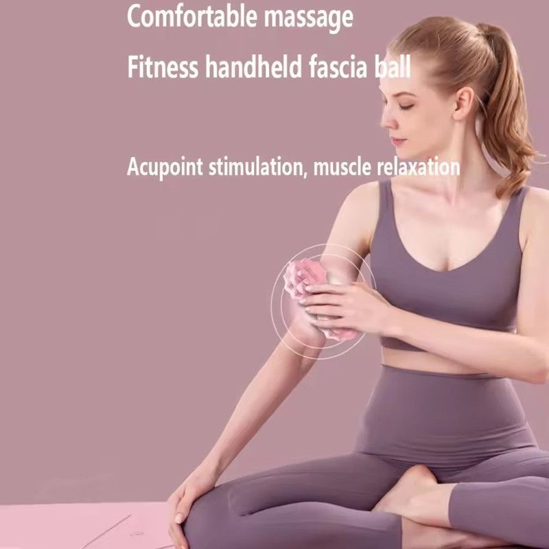 Fascia Massage Ball for Muscle Relief Hand Shoulder Neck Sole Rolling Yoga Fitness Training Songhua Ball for Rehabilitation