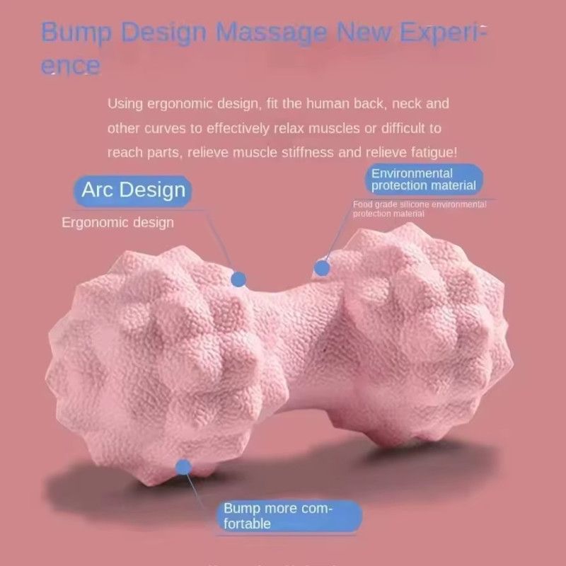 Fascia Massage Ball for Muscle Relief Hand Shoulder Neck Sole Rolling Yoga Fitness Training Songhua Ball for Rehabilitation