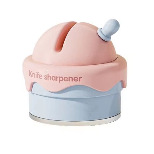 Ceramic Ice Cream Knife Sharpener for Kitchen Mini Suction Cup Quick Waterproof Professional Sharpening Stone