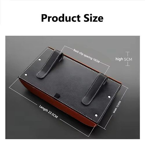 2025 Car Mounted Tissue Box Hanging Sunshade Board Napkin Holder Automobile Accessories Paper Towel Box Vehicle Interior Decor