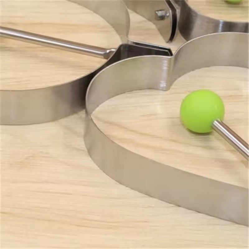5pcs Style Stainless Steel Fried Egg Mold Heart Pancake Maker Breakfast Baking Omelette Rings Cooking Tools Kitchen Accessories