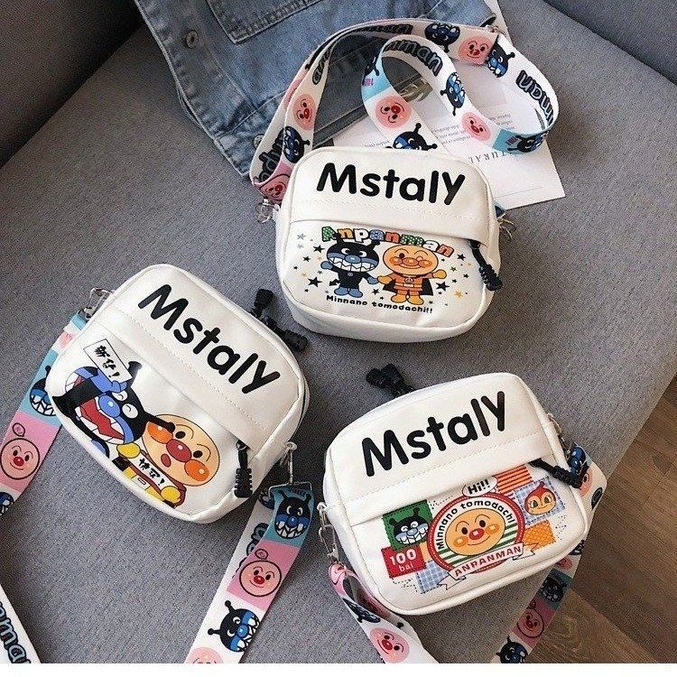 Chic Adorable Printed Crossbody Bag Women's 2025 Autumn Winter New Trend Korean Version Student Faion Wide oulder Slant Bag
