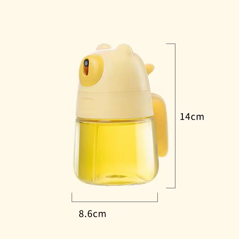 Little Bear Oil Spray Bottle 300ml High Borosilicate Glass Cooking Oil Dispensers Olive Oil Sprayer Mister for Air Fryer Salad