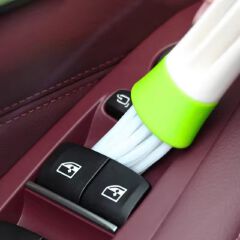 1pc Multi Functional Dual Head Air Conditioner for Vehicles Dust Removal Gap Air Outlet Brush, Car Air Outlet Cleaning Brush