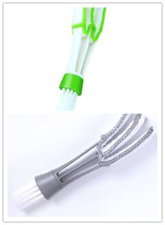 1pc Multi Functional Dual Head Air Conditioner for Vehicles Dust Removal Gap Air Outlet Brush, Car Air Outlet Cleaning Brush
