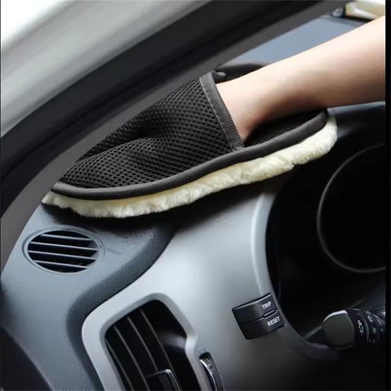 1pc Car Styling Soft Car Wash Cleaning Glove Cleaning Brush Motorcycle Washer Care Products Automotive Cleaning Cloth Towel