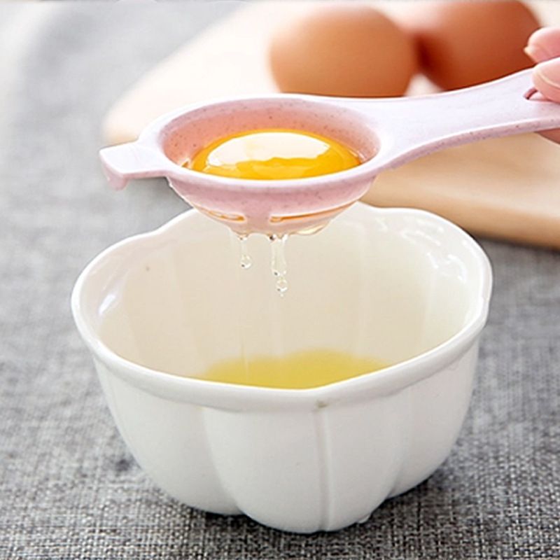 10pcs Stem Egg White Separator White and Yolk Filter Kitchen Baking Separator Kitchen Baked Tool Gadgets Multiple Pieces Cooking