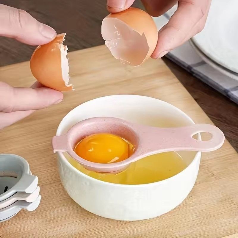 10pcs Stem Egg White Separator White and Yolk Filter Kitchen Baking Separator Kitchen Baked Tool Gadgets Multiple Pieces Cooking
