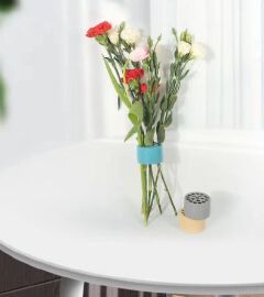 5PCS Large-sized flower arrangers, reusable bouquet planting tools, spiral flower stem fixers, spiral bouquet assistants