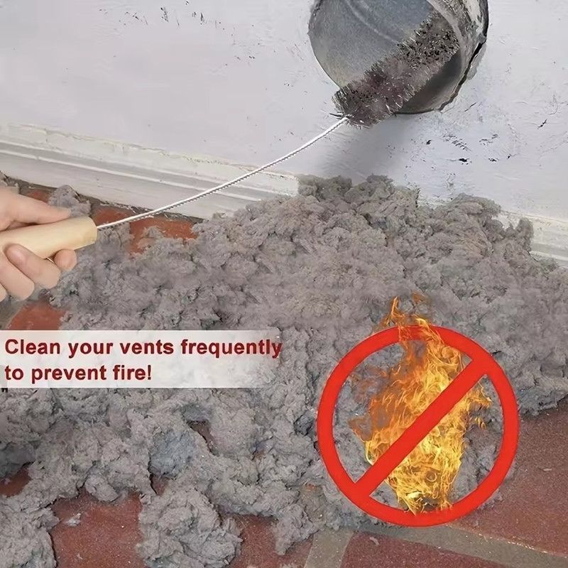 1PC Dryer Vent Cleaning Brush, Lint-Cleaner Tool To Clean Dryer Vents, Home Dryer Vent Duster, Laundry Room Cleaning Supplies
